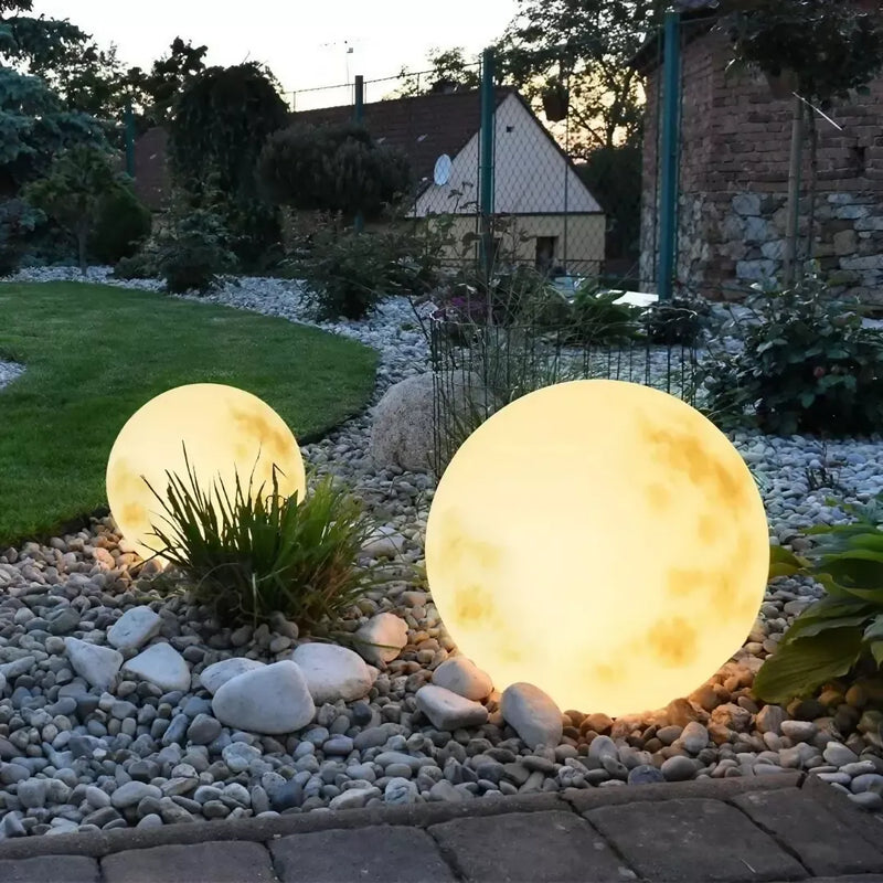 Luminária Solar Lua Cheia Decoração para Jardim Home Store