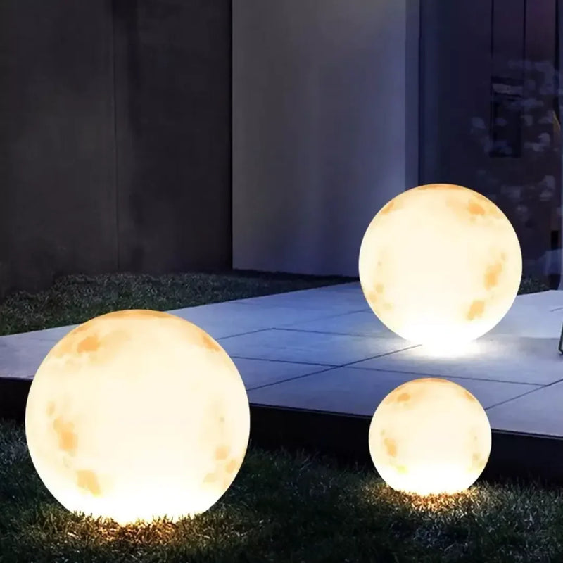 Luminária Solar Lua Cheia Decoração para Jardim Home Store