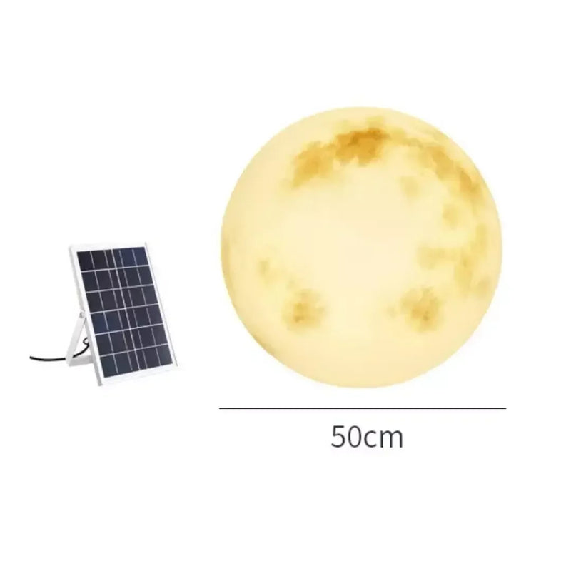 Luminária Solar Lua Cheia Decoração para Jardim Home Store